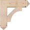 Ekena Millwork Westlake Arts and Crafts Smooth Bracket w/ Offset Brace, Douglas Fir, 7 1/2"W x 24"D x 24"H BKT0806X24X24WTL03SDF - alternate 3